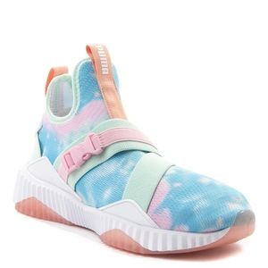 Puma Kids' Defy Mid Sneaker Tie Dye